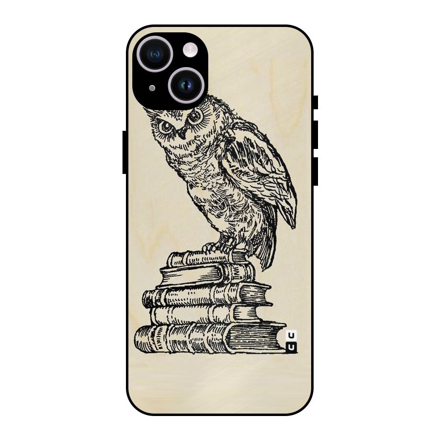 Book Owl Metal Back Case for iPhone 14 Plus