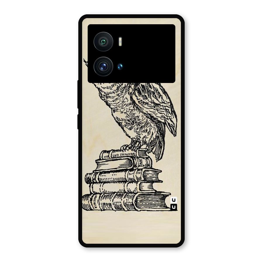 Book Owl Metal Back Case for iQOO 9 Pro