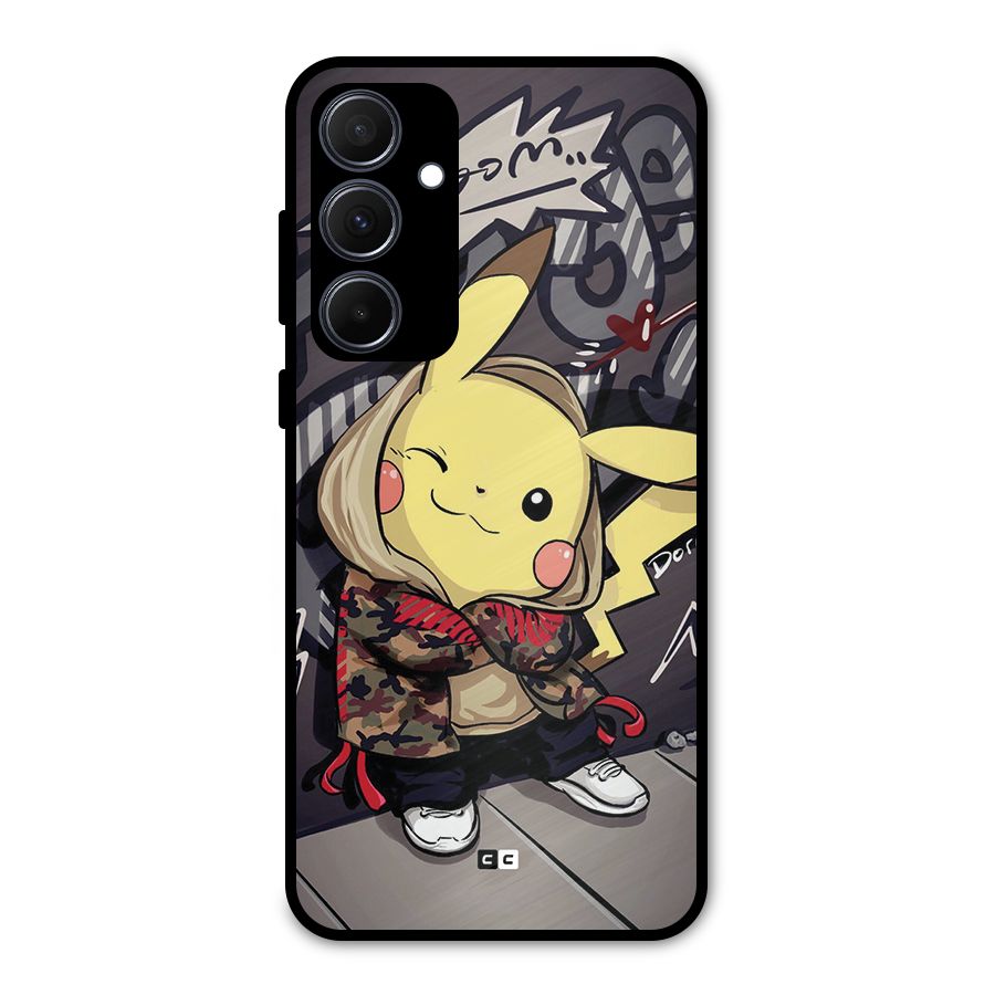 Boom Fun Metal Back Case for Galaxy A35