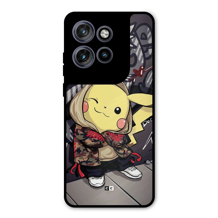 Boom Fun Metal Back Case for Motorola Edge 50 Neo