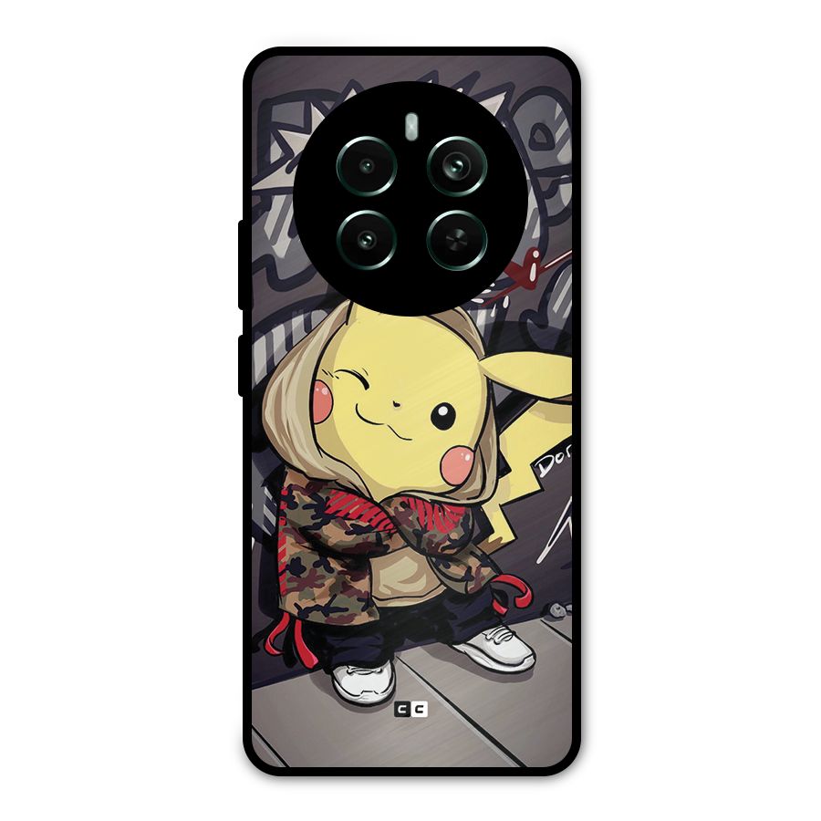 Boom Fun Metal Back Case for Realme 12 Plus