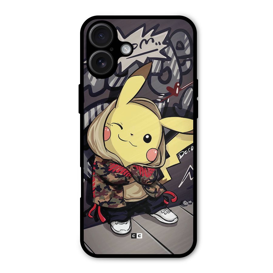 Boom Fun Metal Back Case for iPhone 16 Plus