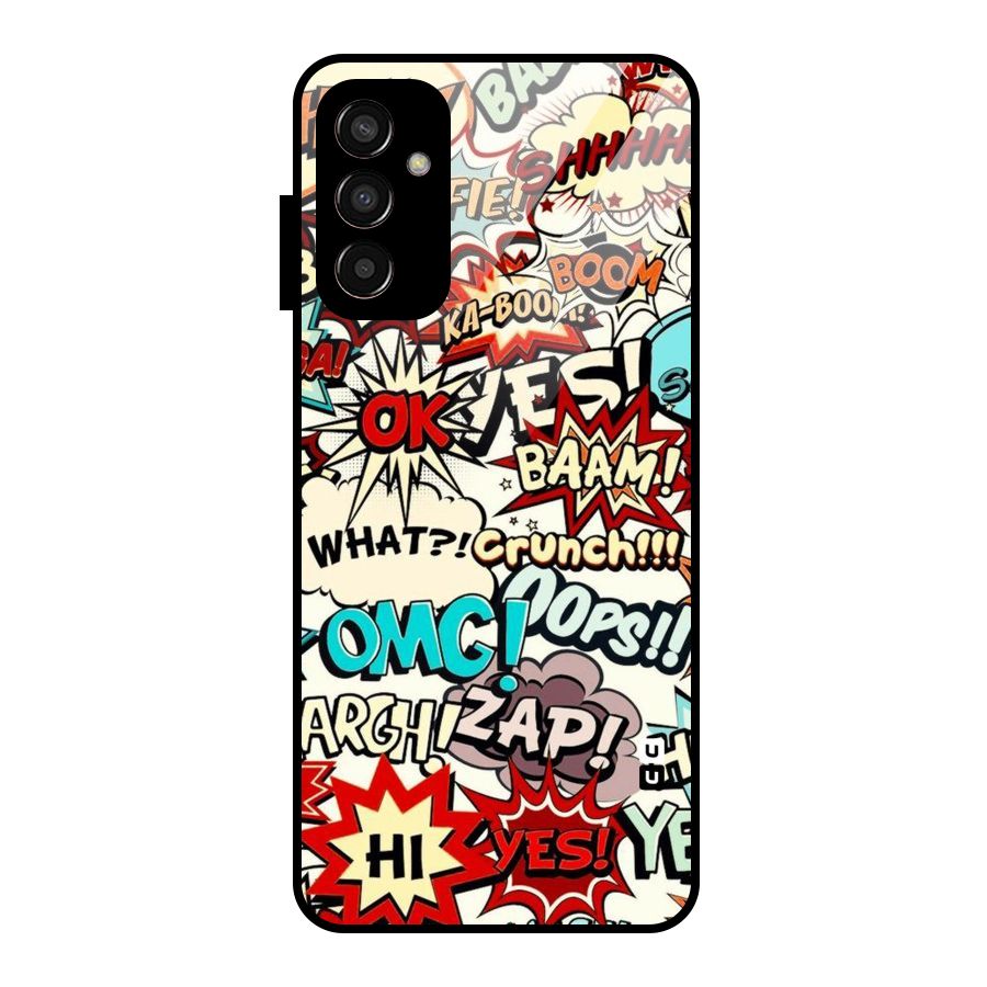 Boom Zap Glass Back Case for Galaxy F13