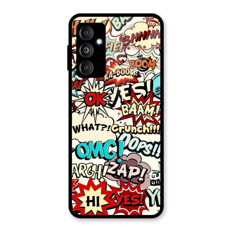 Boom Zap Glass Back Case for Galaxy M14 5G