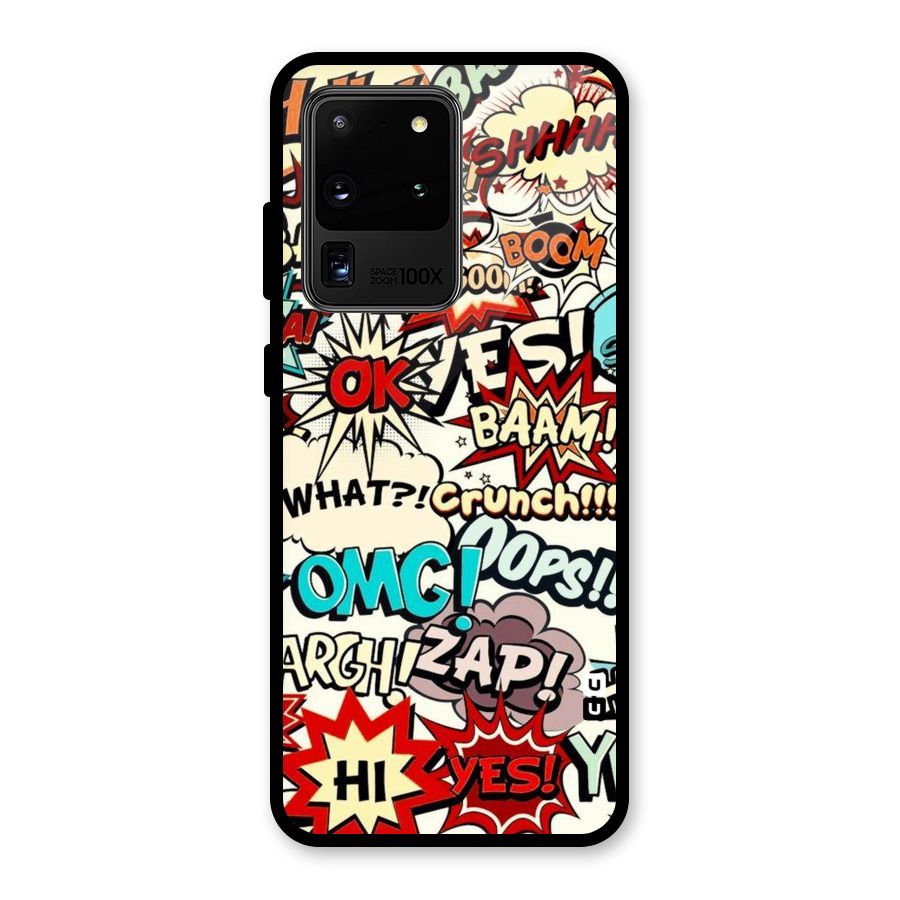Boom Zap Glass Back Case for Galaxy S20 Ultra