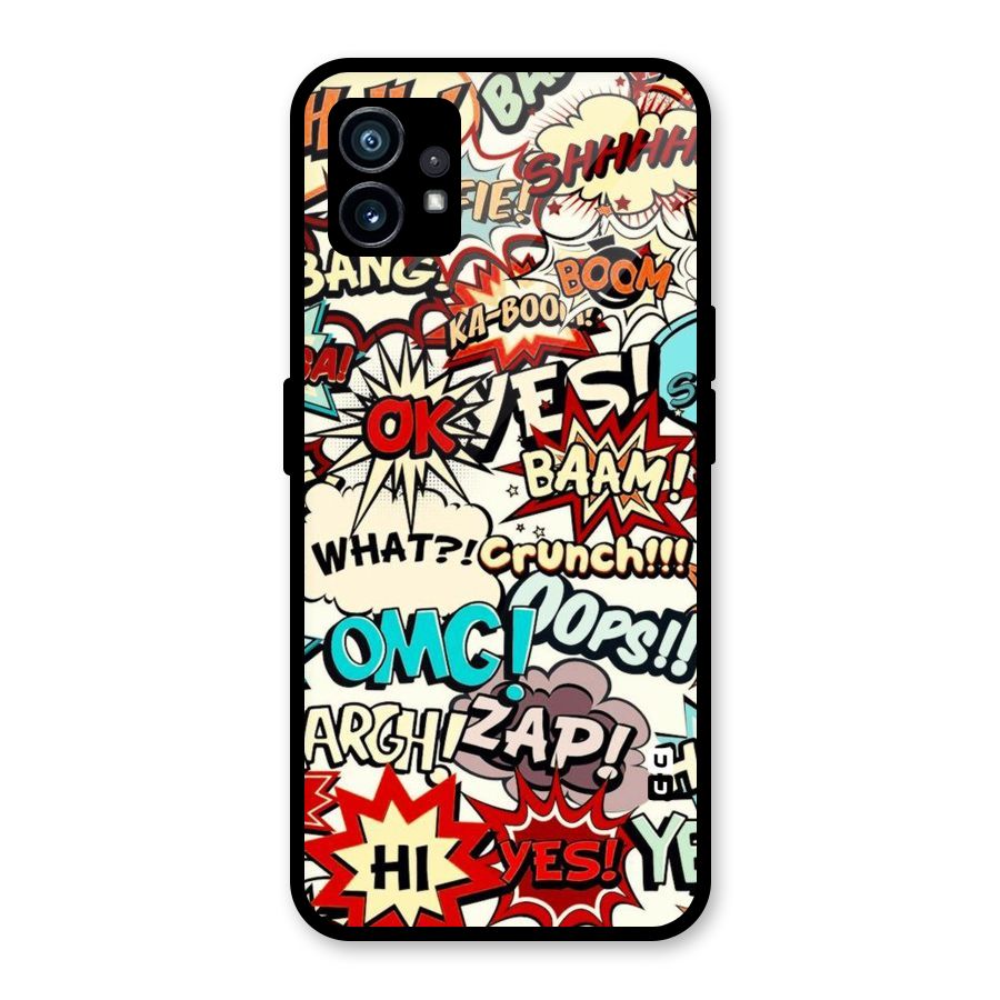 Boom Zap Glass Back Case for Nothing Phone 1