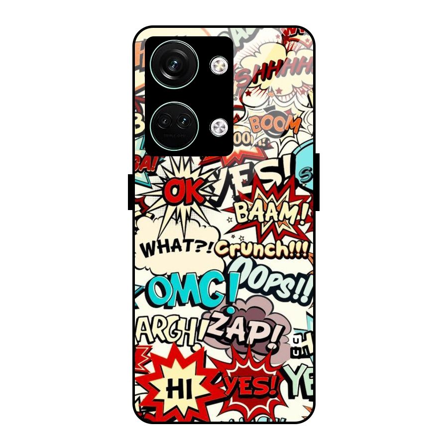 Boom Zap Glass Back Case for Oneplus Nord 3