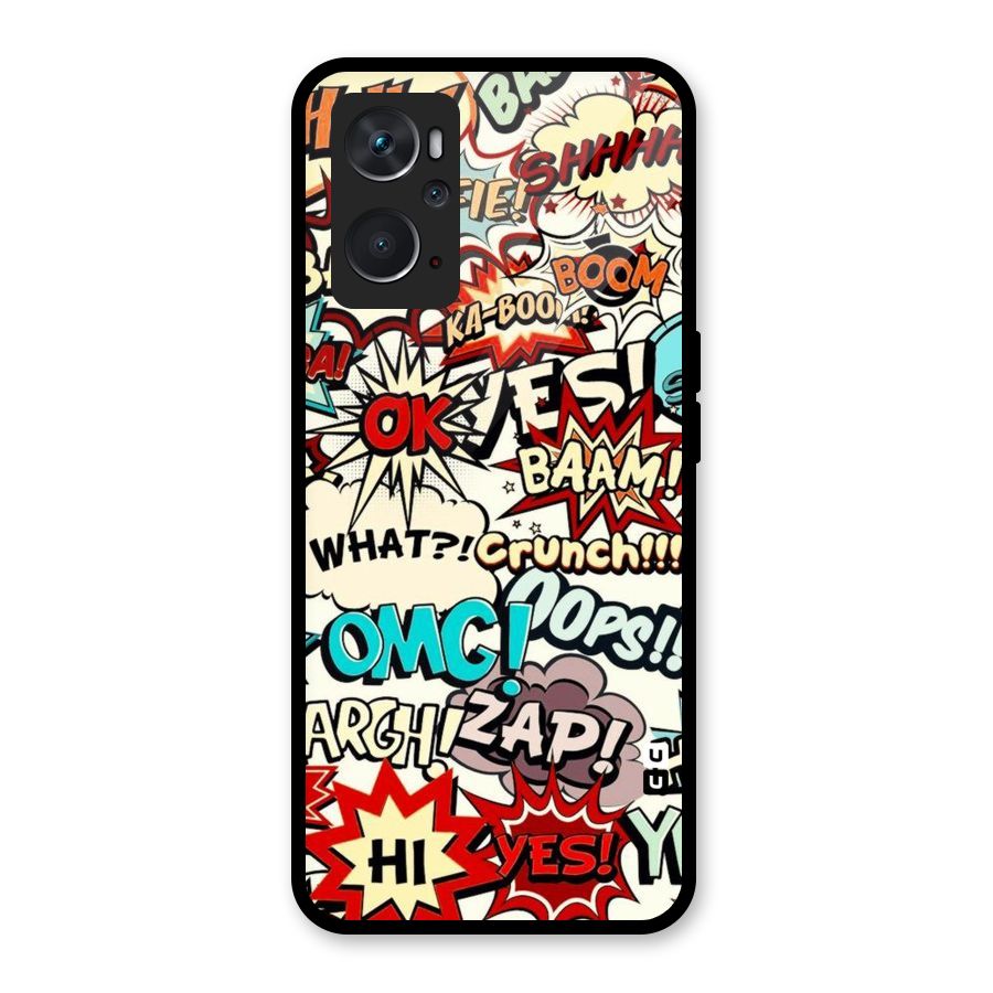 Boom Zap Glass Back Case for Oppo K10 4G