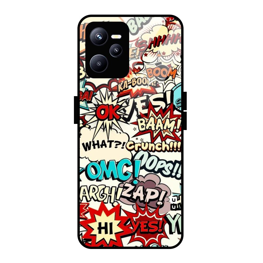 Boom Zap Glass Back Case for Realme C35