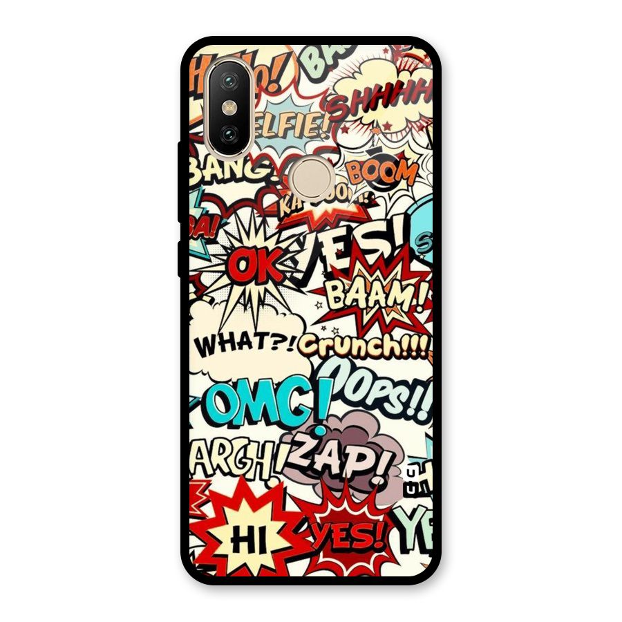 Boom Zap Glass Back Case for Redmi A2