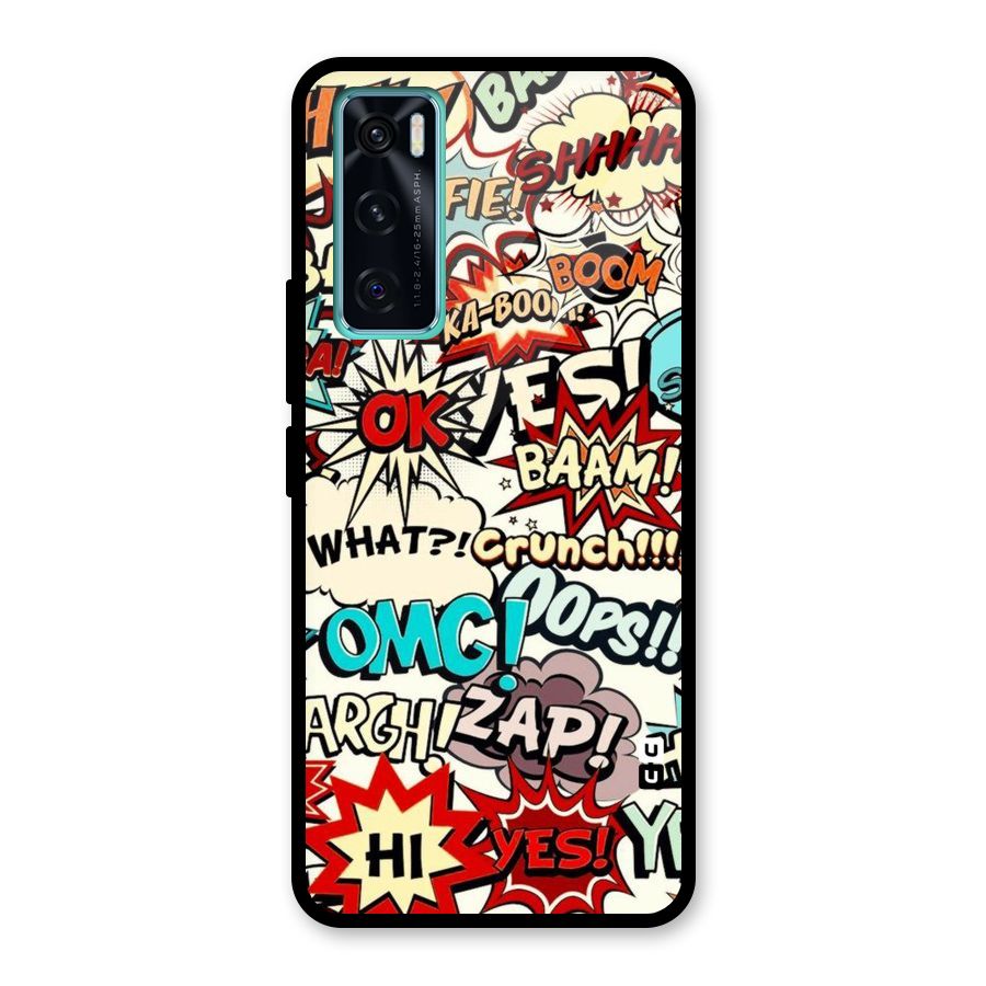 Boom Zap Glass Back Case for Vivo V20 SE