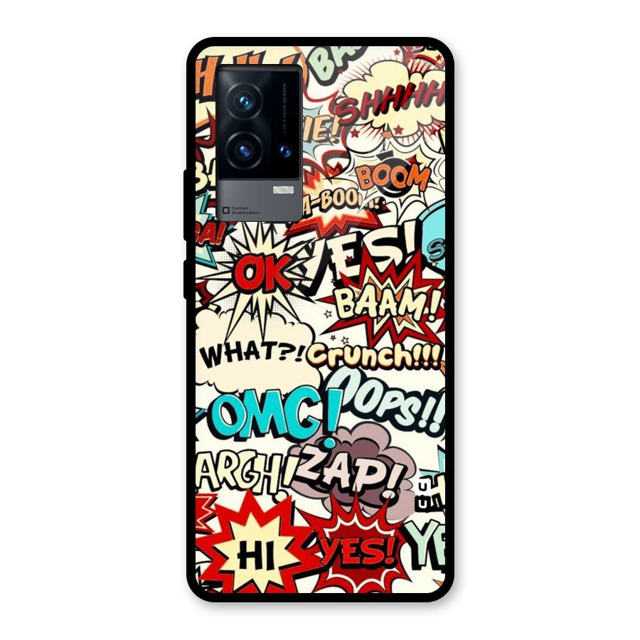 Boom Zap Glass Back Case for iQOO 9 5G