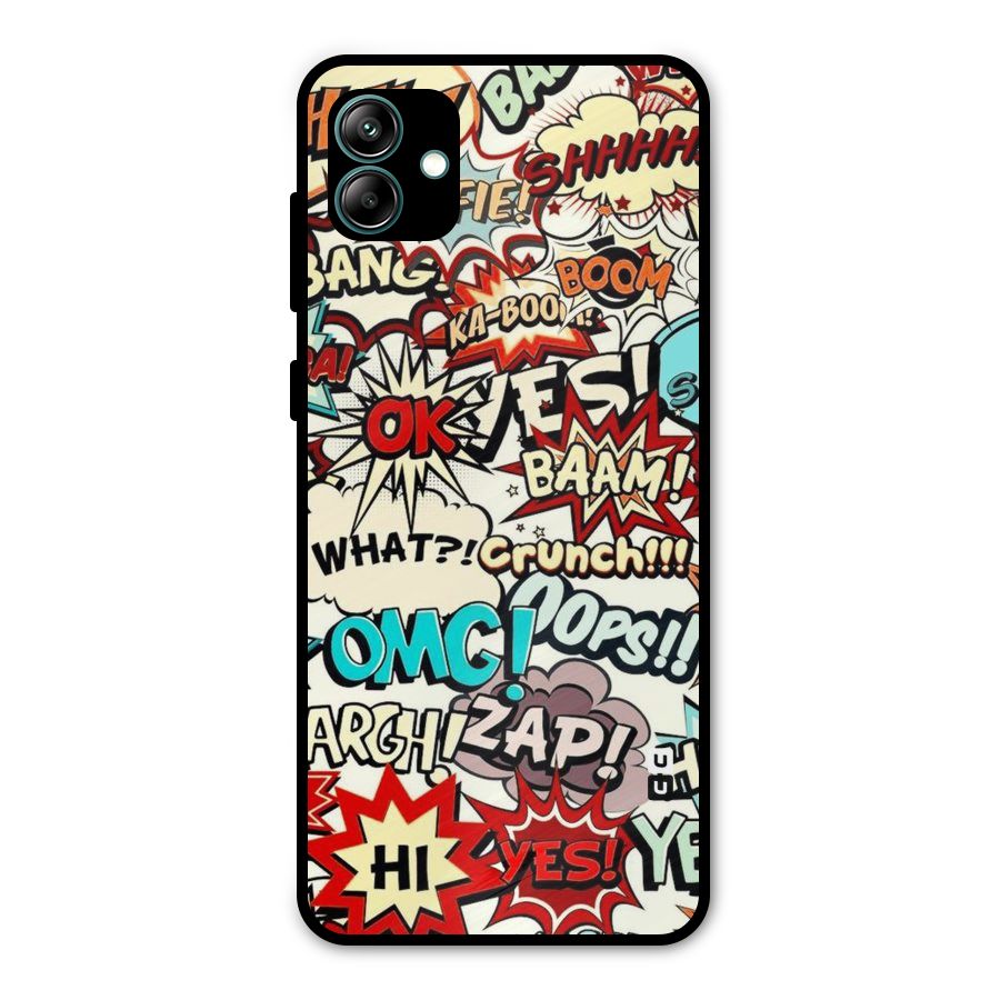 Boom Zap Metal Back Case for Galaxy A04
