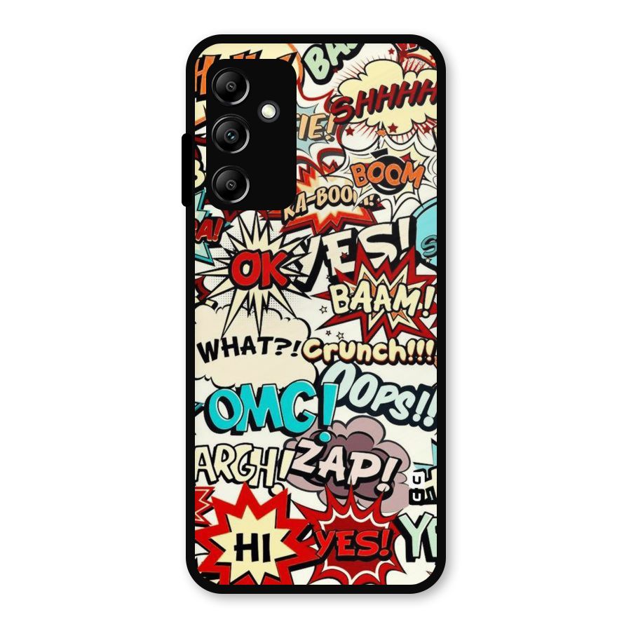 Boom Zap Metal Back Case for Galaxy A14 5G
