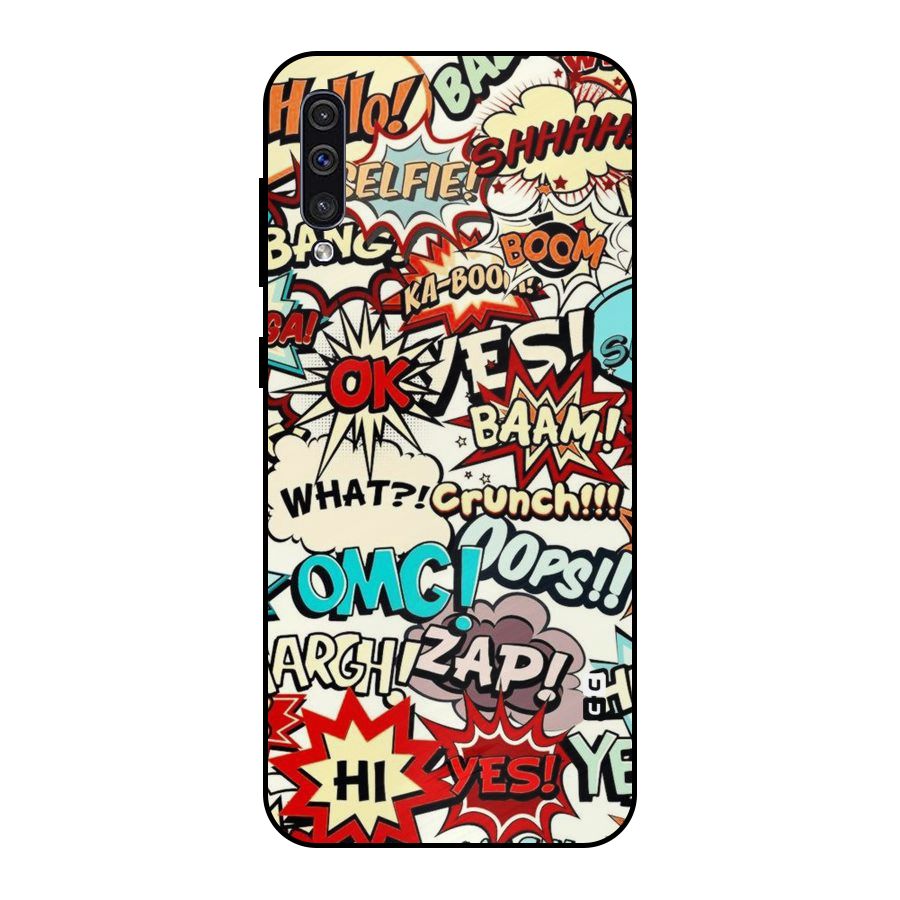 Boom Zap Metal Back Case for Galaxy A30s