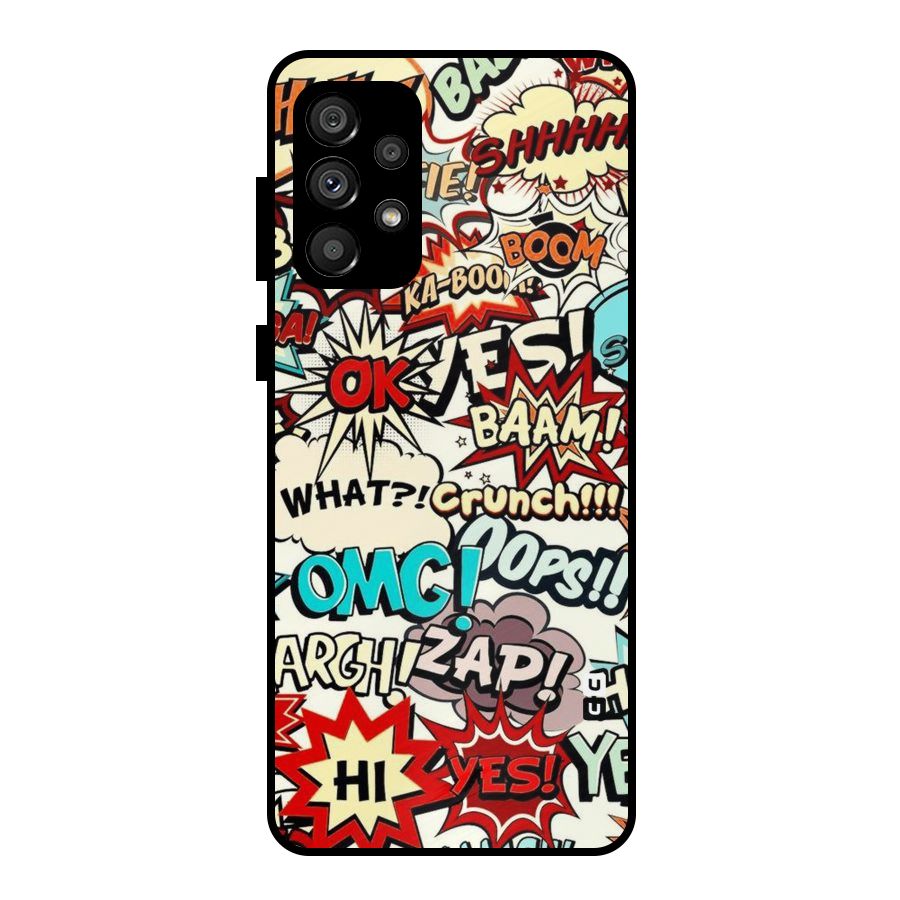 Boom Zap Metal Back Case for Galaxy A73 5G