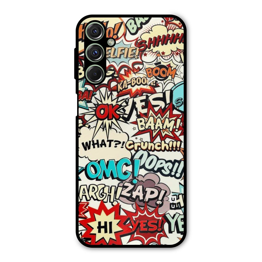 Boom Zap Metal Back Case for Galaxy F34