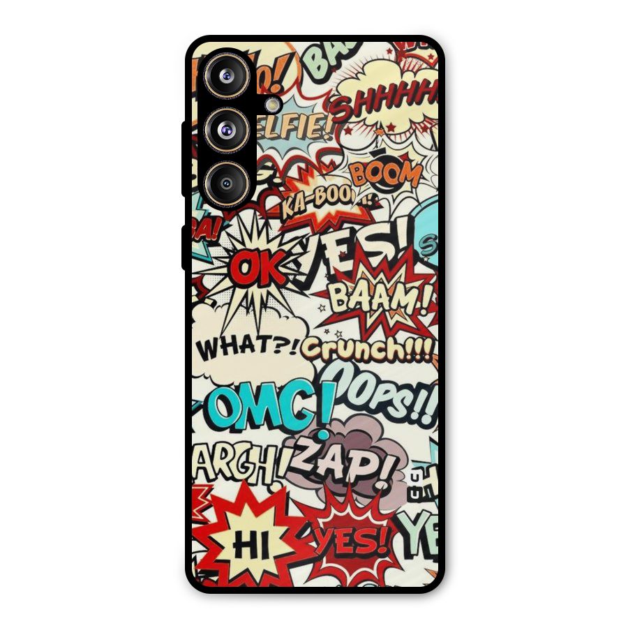 Boom Zap Metal Back Case for Galaxy F55