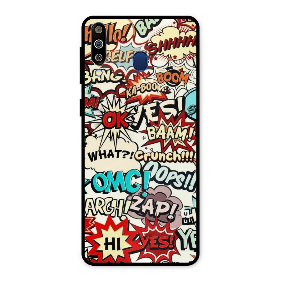 Boom Zap Metal Back Case for Galaxy M30