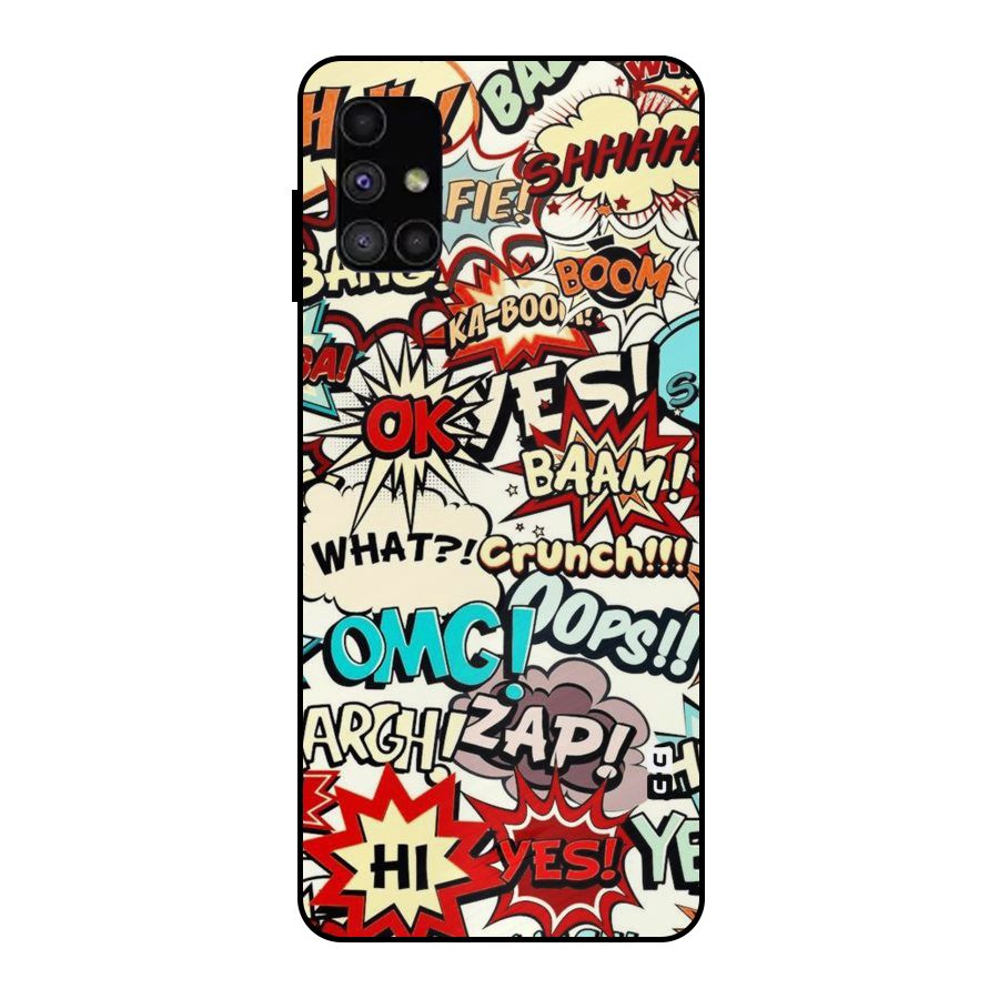 Boom Zap Metal Back Case for Galaxy M51