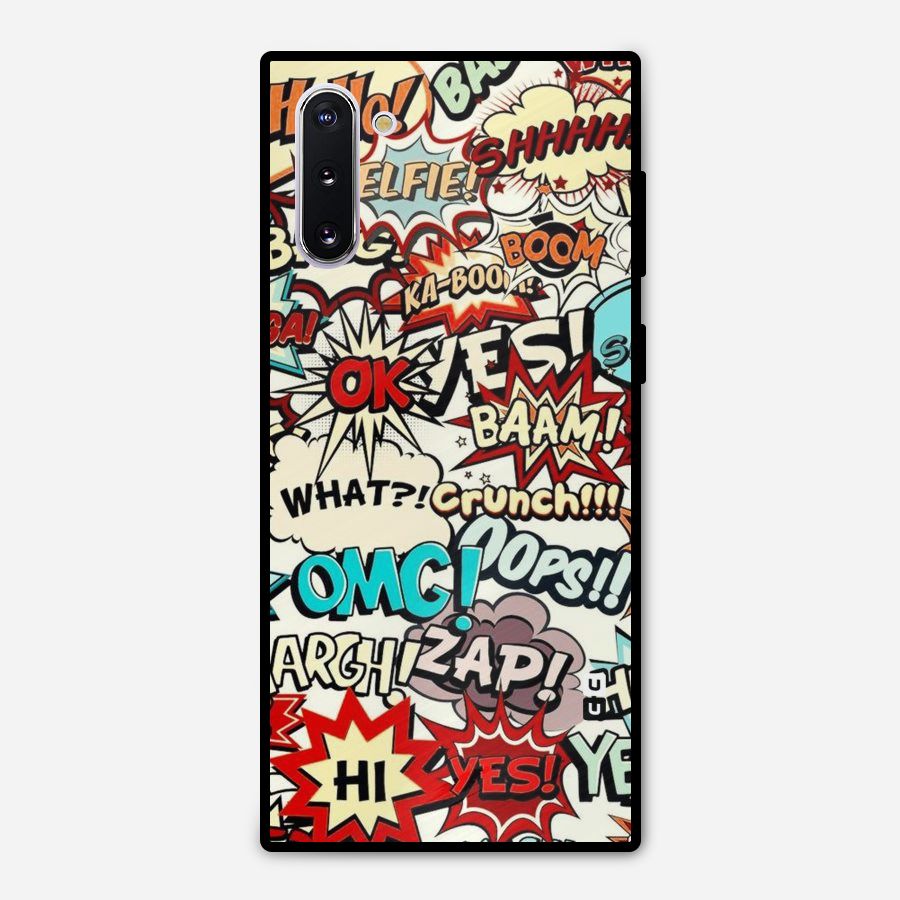 Boom Zap Metal Back Case for Galaxy Note 10