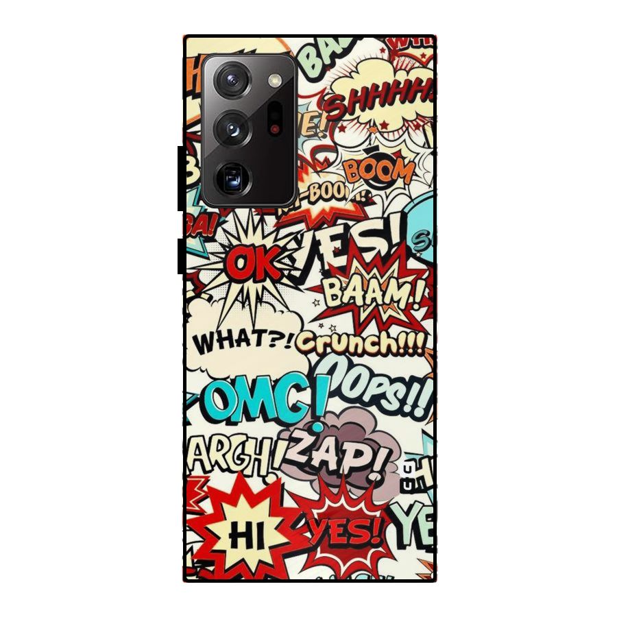 Boom Zap Metal Back Case for Galaxy Note 20 Ultra