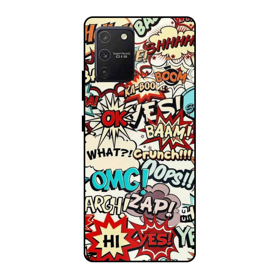 Boom Zap Metal Back Case for Galaxy S10 Lite