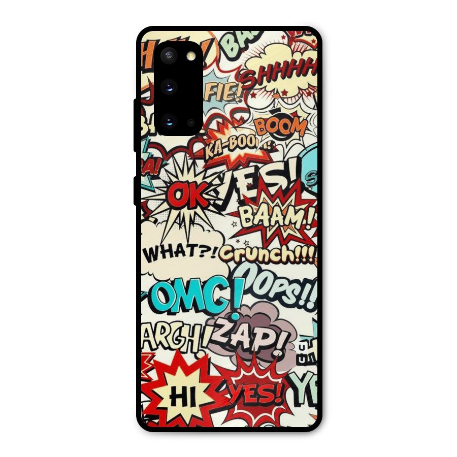 Boom Zap Metal Back Case for Galaxy S20