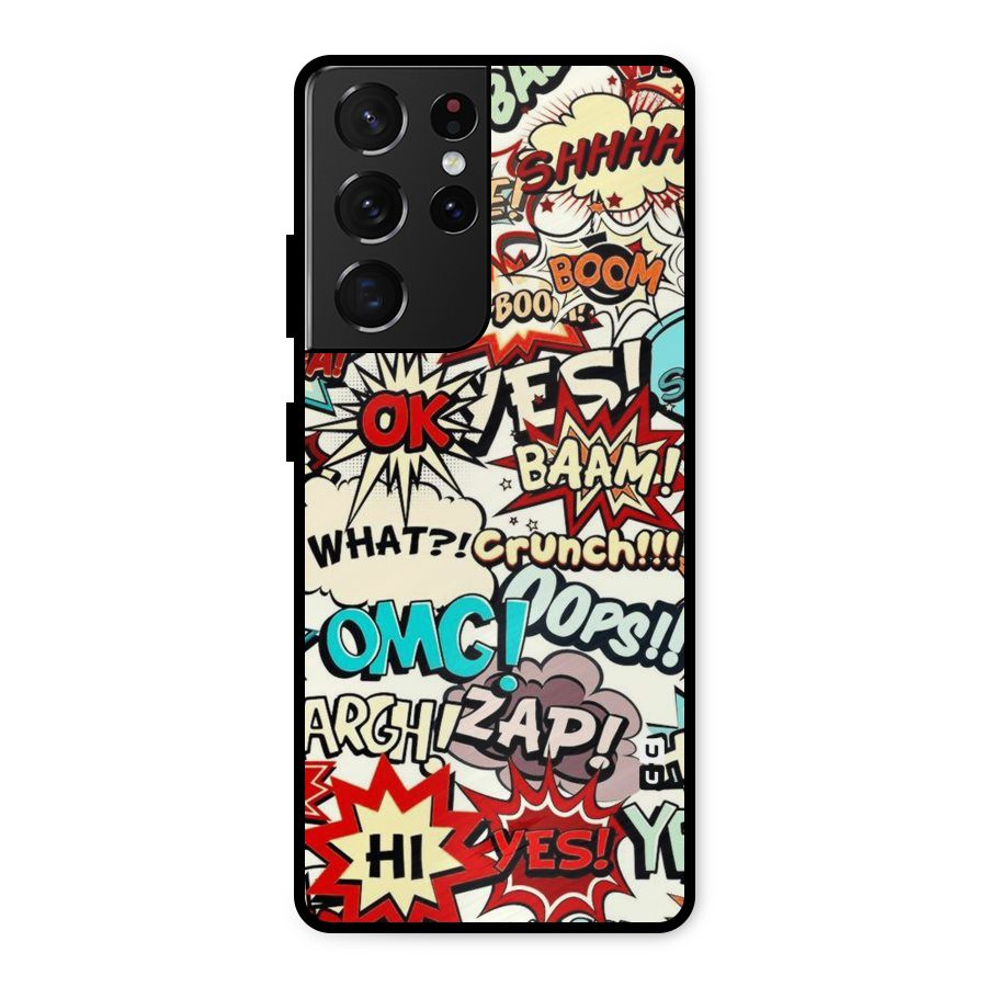 Boom Zap Metal Back Case for Galaxy S21 Ultra 5G
