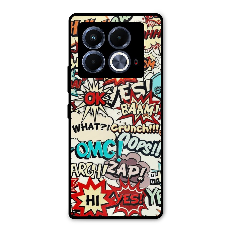 Boom Zap Metal Back Case for Infinix Note 40 5G