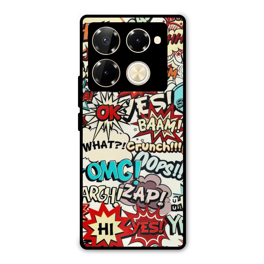 Boom Zap Metal Back Case for Infinix Note 40 Pro