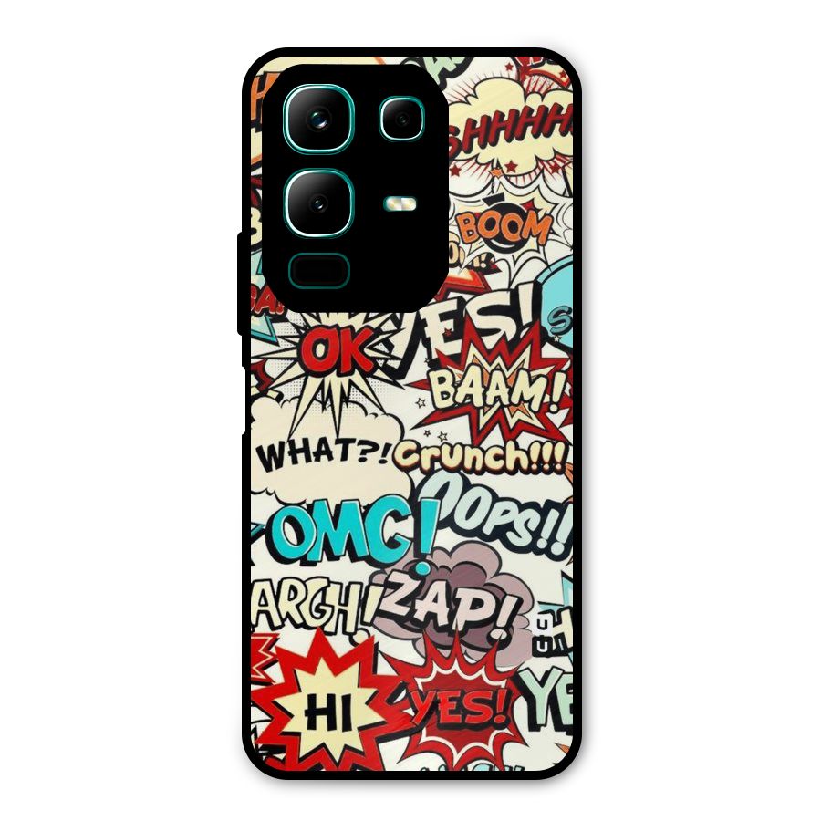 Boom Zap Metal Back Case for Infinix Note 50x
