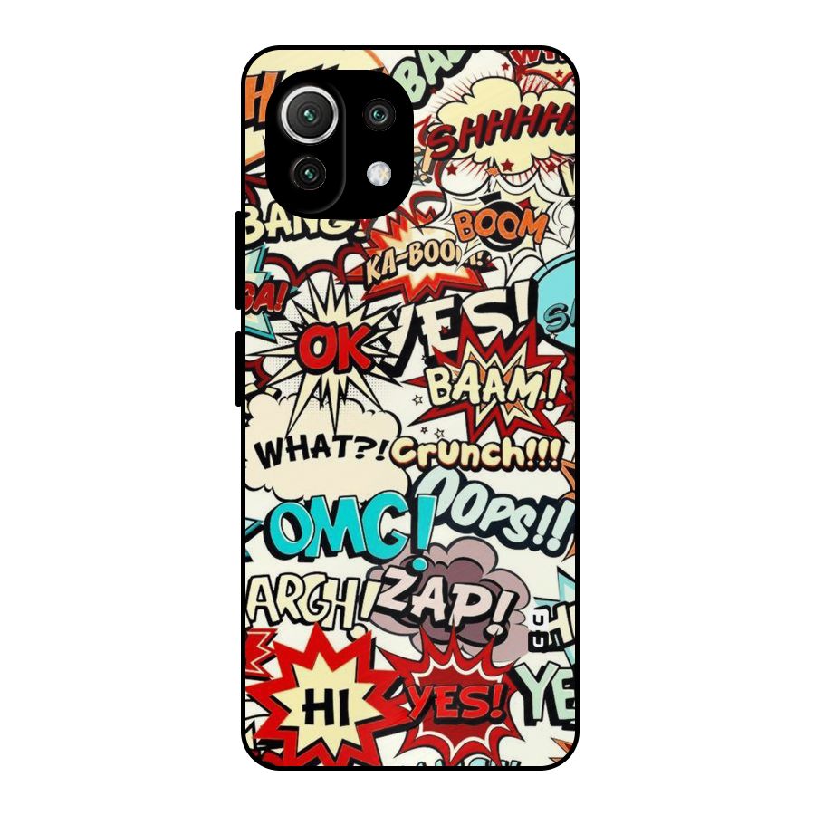 Boom Zap Metal Back Case for Mi 11 Lite NE 5G