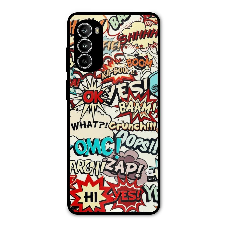 Boom Zap Metal Back Case for Moto G52