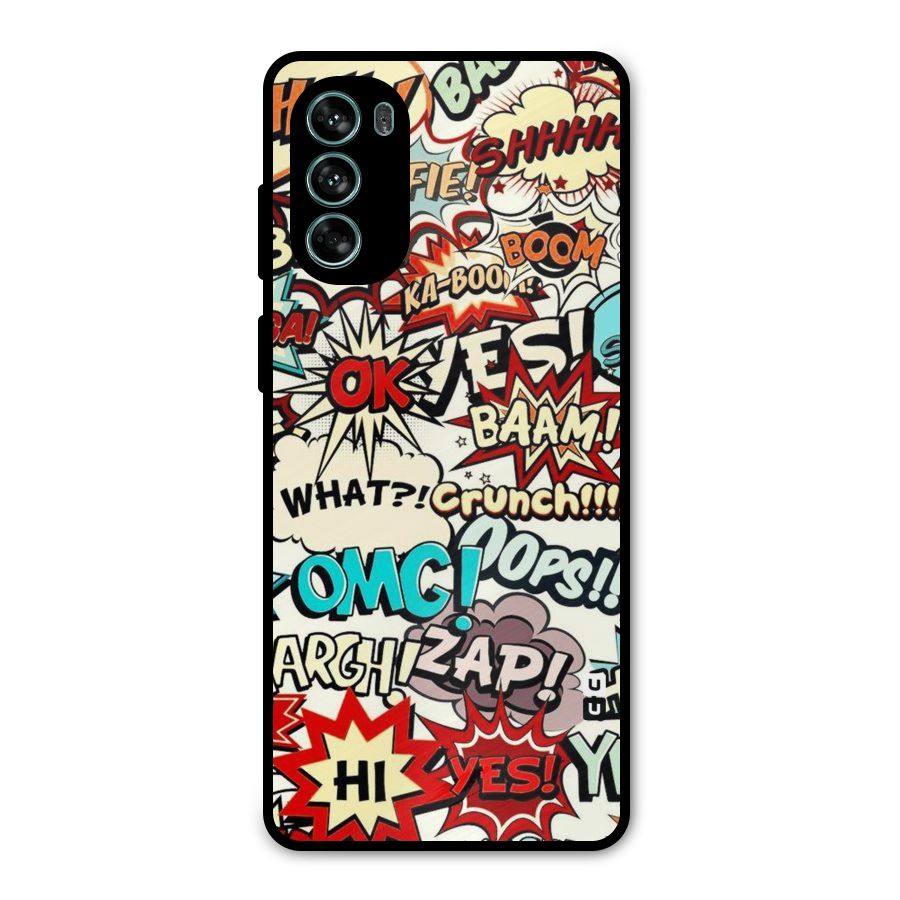 Boom Zap Metal Back Case for Moto G62