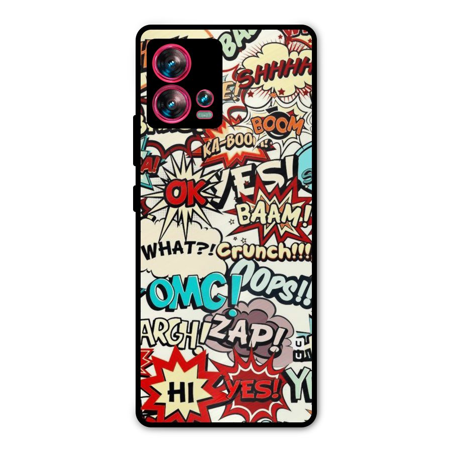 Boom Zap Metal Back Case for Motorola Edge 30 Fusion