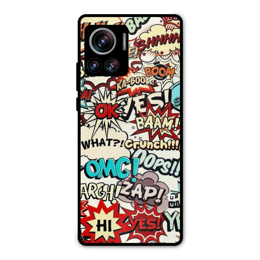 Boom Zap Metal Back Case for Motorola Edge 30 Ultra