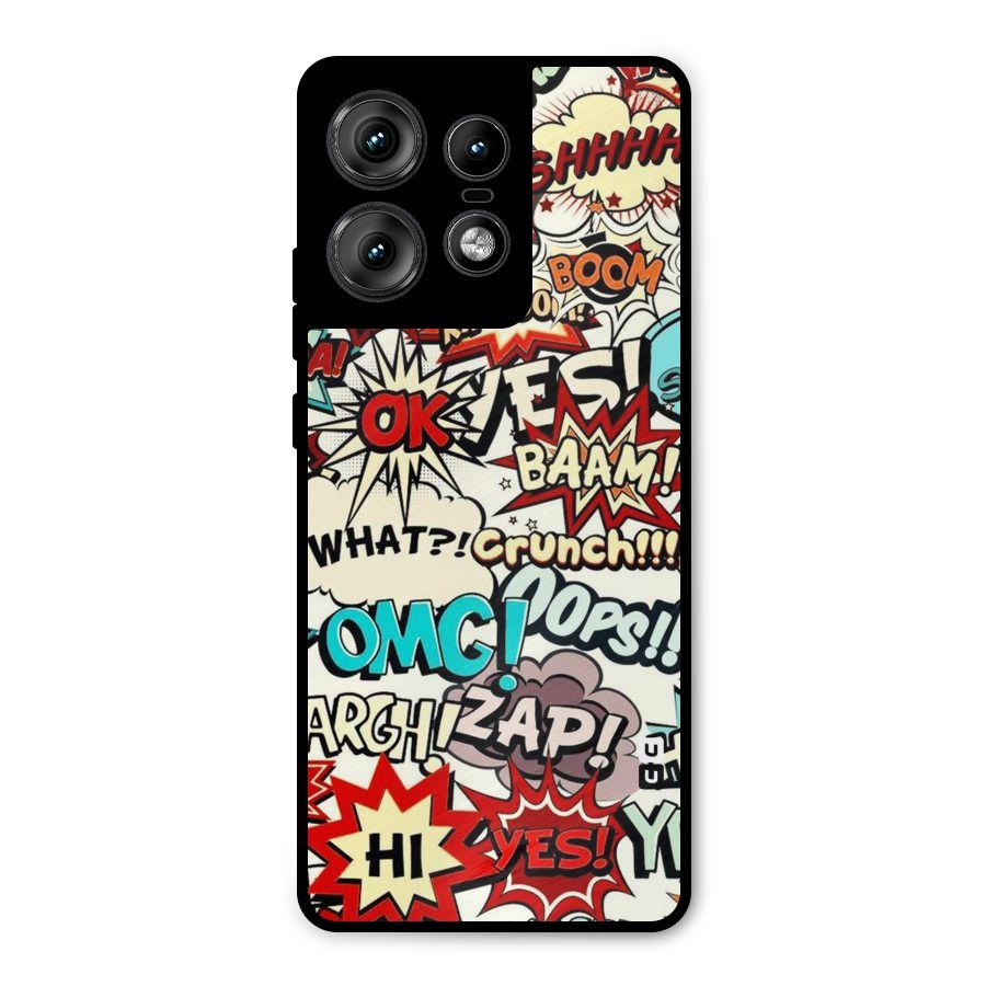 Boom Zap Metal Back Case for Motorola Edge 50 Pro