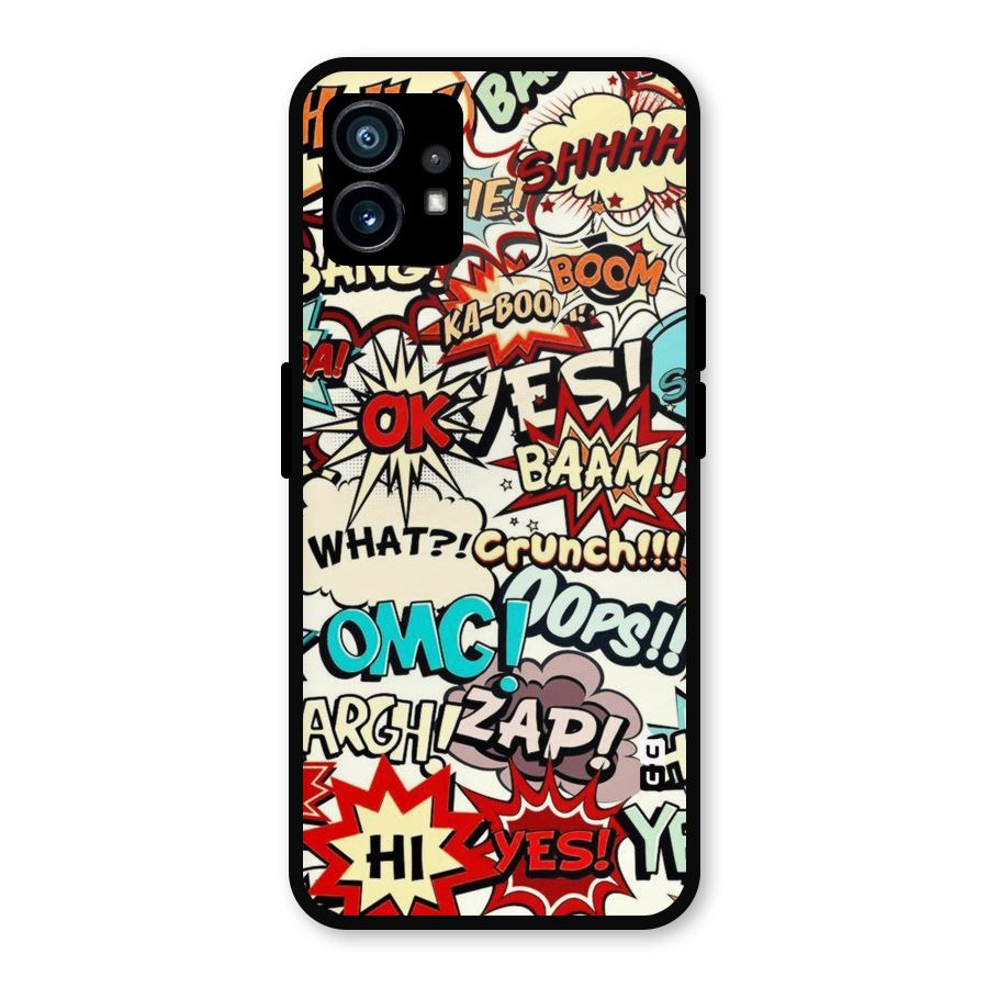 Boom Zap Metal Back Case for Nothing Phone 1