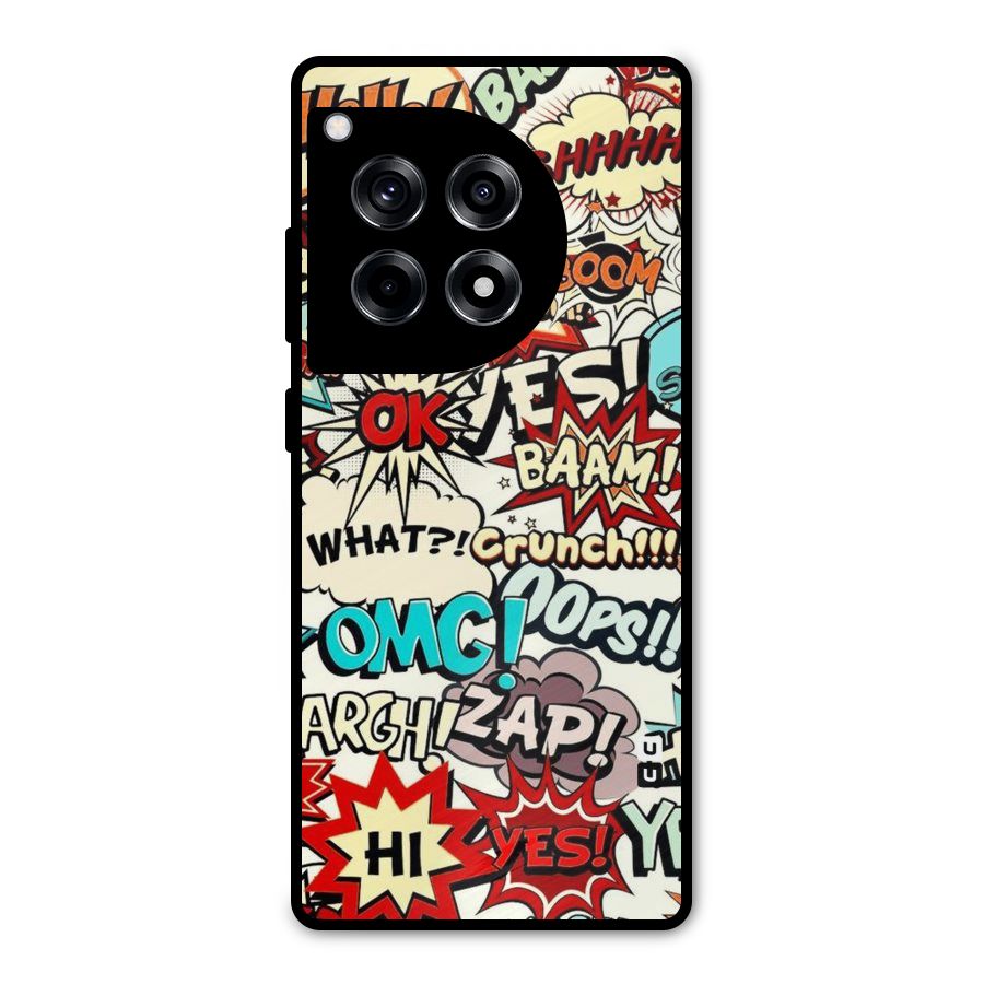 Boom Zap Metal Back Case for OnePlus 12R