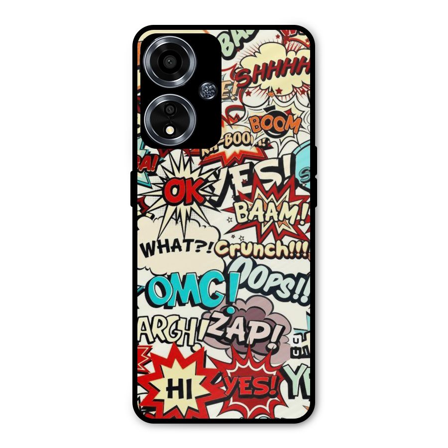 Boom Zap Metal Back Case for Oppo A59
