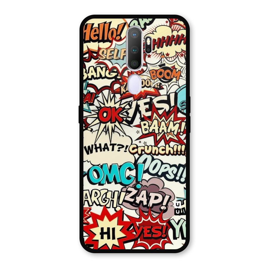 Boom Zap Metal Back Case for Oppo A5 (2020)