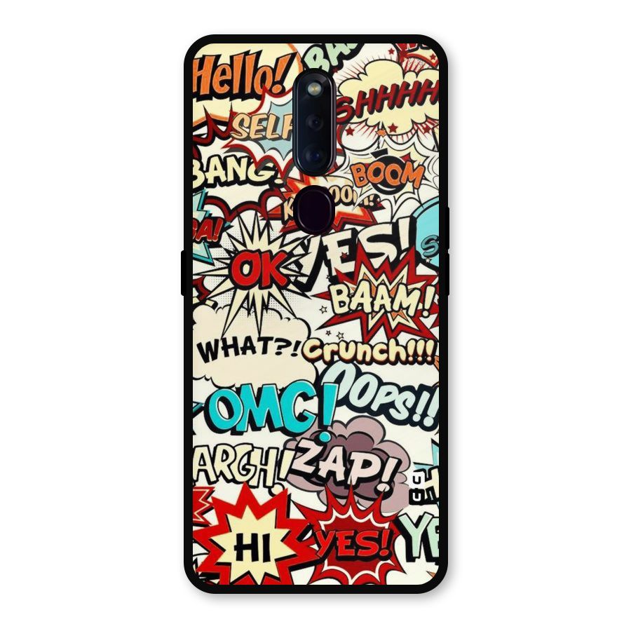 Boom Zap Metal Back Case for Oppo F11 Pro