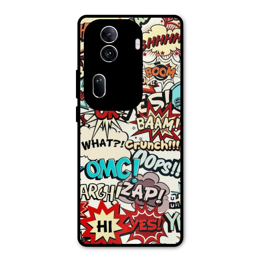 Boom Zap Metal Back Case for Oppo Reno11 Pro 5G