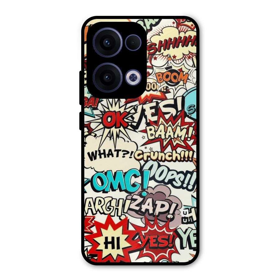 Boom Zap Metal Back Case for Oppo Reno13