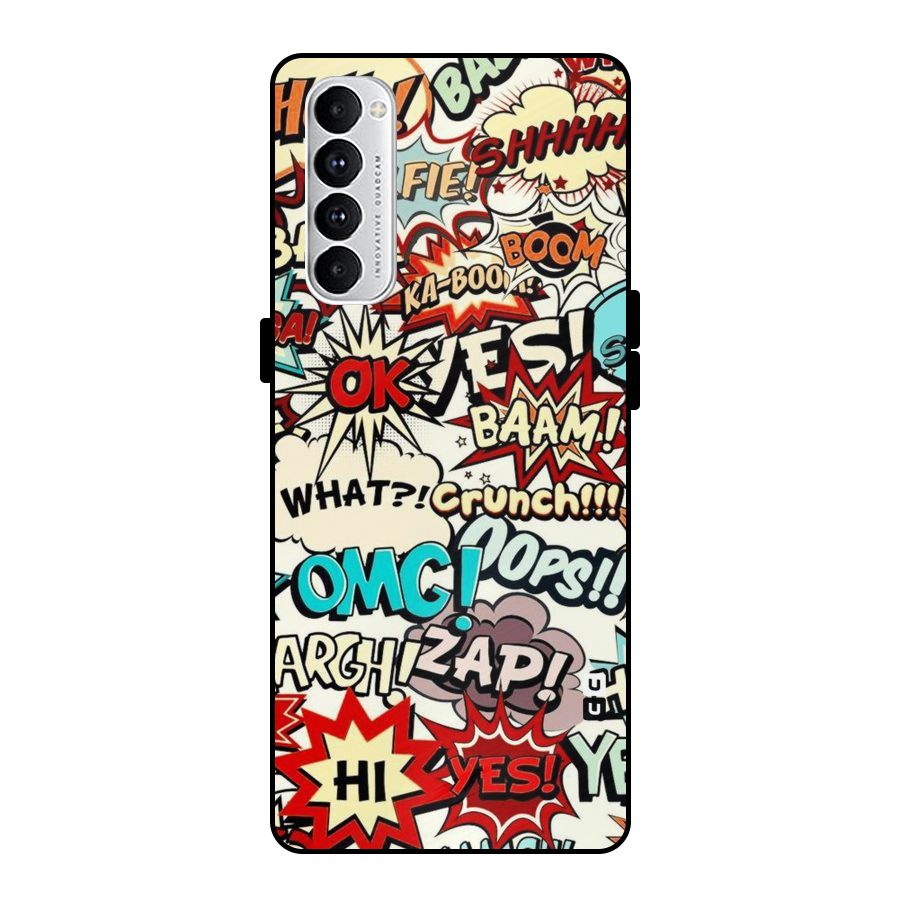 Boom Zap Metal Back Case for Oppo Reno4 Pro
