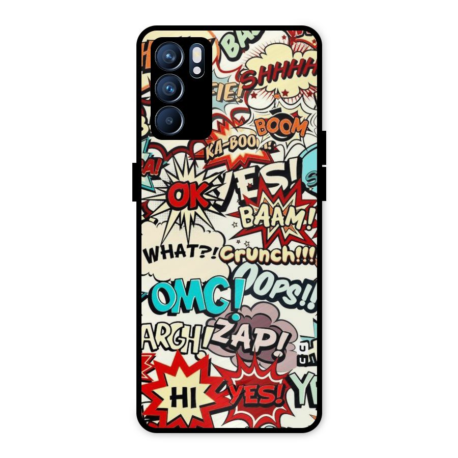Boom Zap Metal Back Case for Oppo Reno6 5G