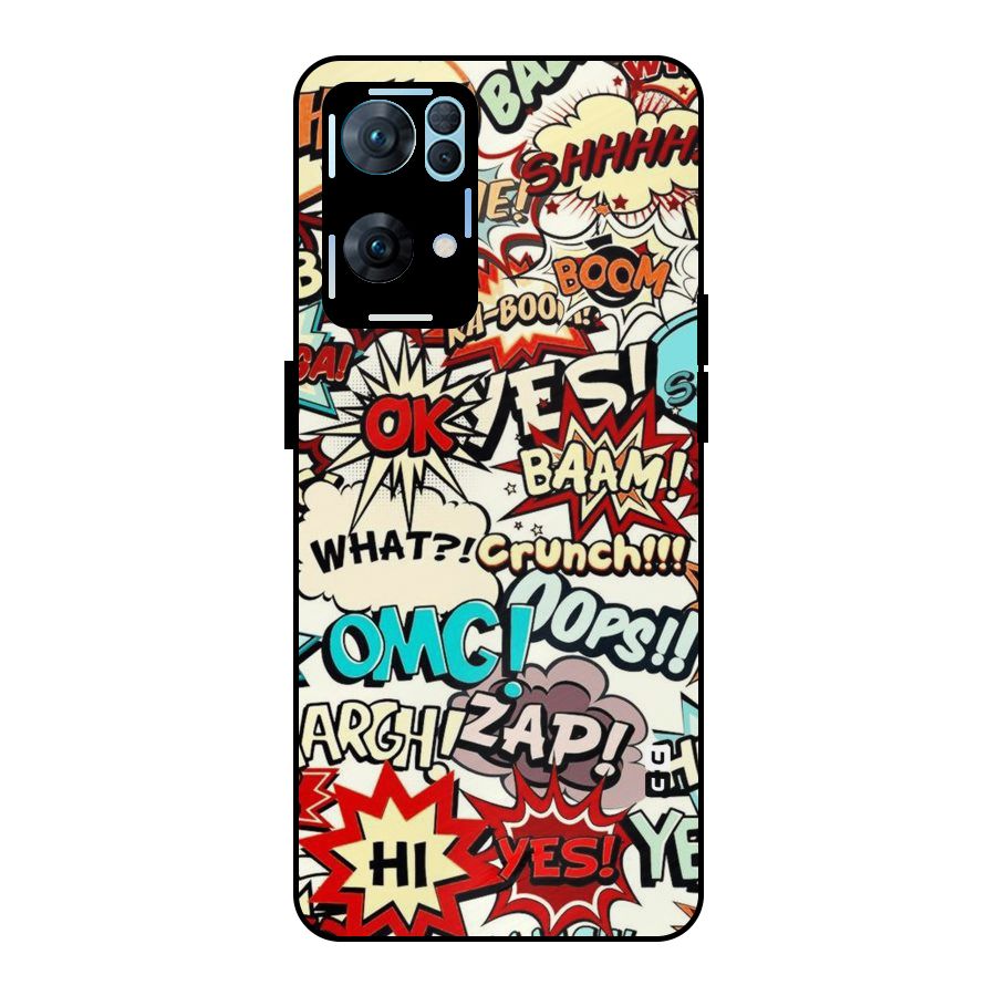 Boom Zap Metal Back Case for Oppo Reno7 Pro 5G