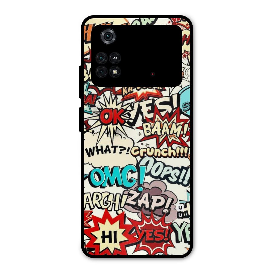 Boom Zap Metal Back Case for Poco M4 Pro 4G