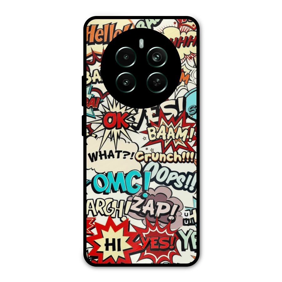 Boom Zap Metal Back Case for Realme 12 Plus